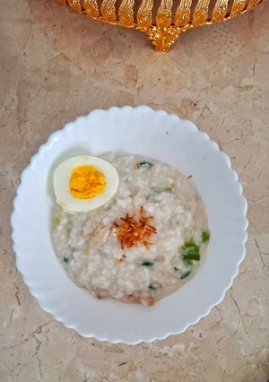 Foto resep Bubur ayam nasi
