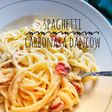 Spaghetti carbonara dancow