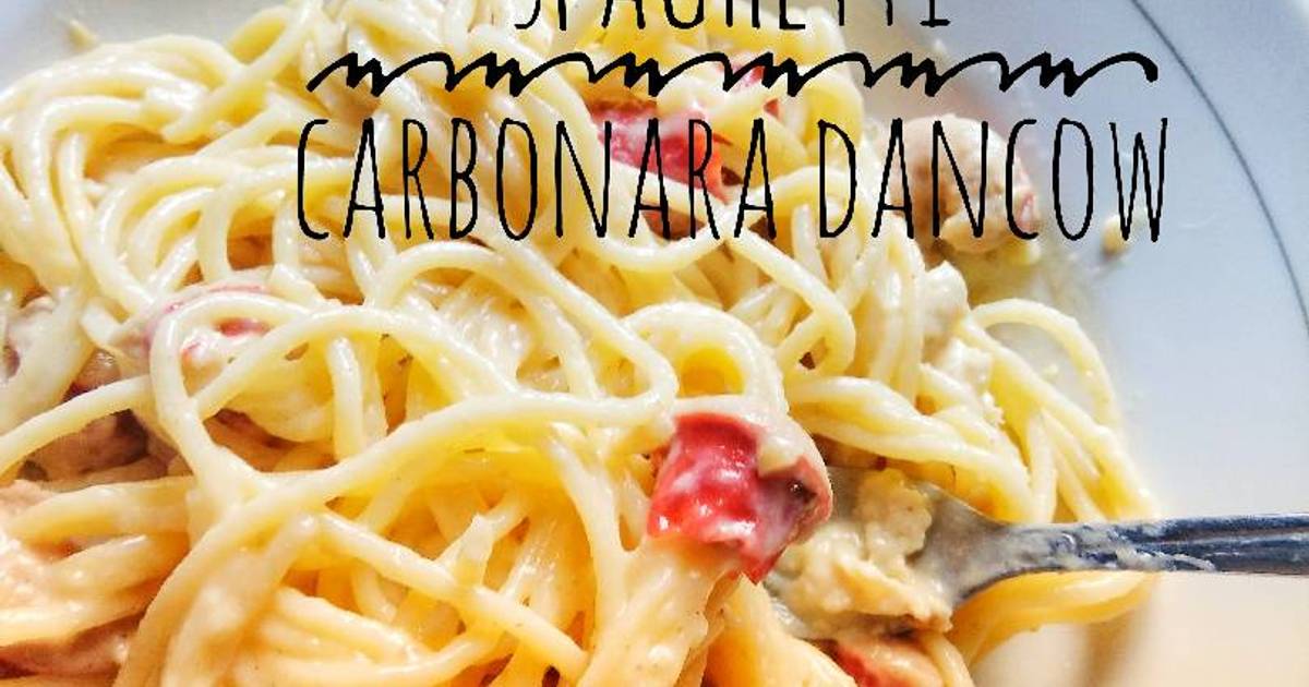 Resep Spaghetti Carbonara Dancow Oleh Mphie Oppie Cookpad