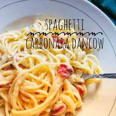 รูปของ Spaghetti carbonara dancow