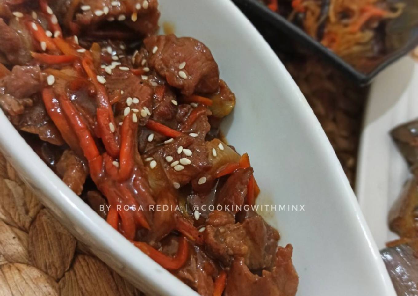 Beef Bulgogi (pakai saus instan)