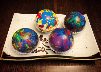 Easiest Way to Recipe Delicious Colorful Homemade Chocolate Bombs