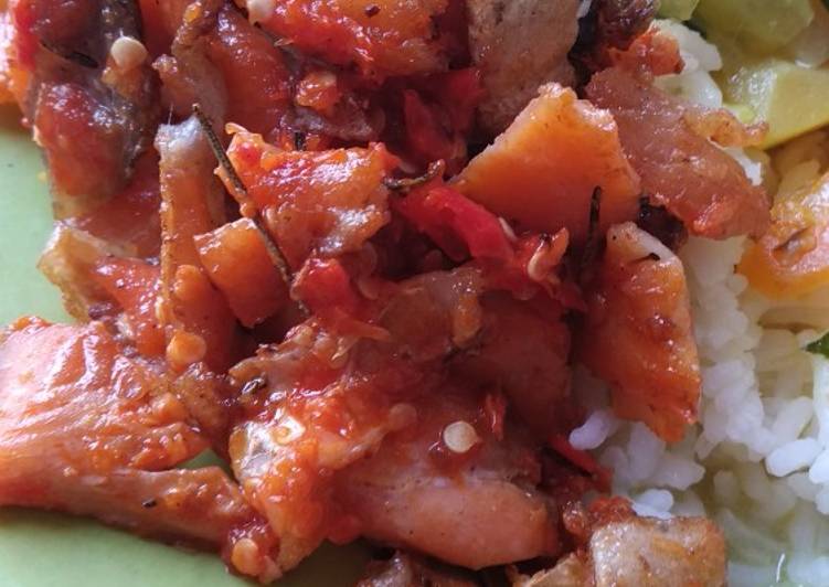 Resep Tetelan Salmon Penyet, Bikin Ngiler