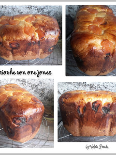 Una foto de Brioche con orejones (en panificadora)