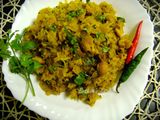 Pepe Chechki (Green Papaya Stir-Fry - Bong Style)