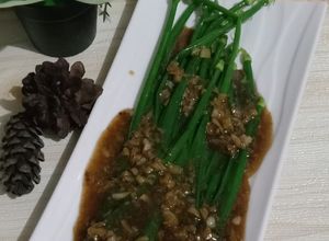 Foto resep Bunga Bakung/ bawang saos bawang putih