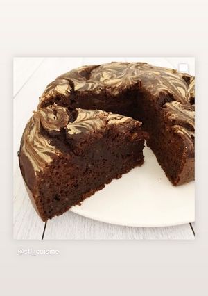 Une photo de Fondant banane chocolat