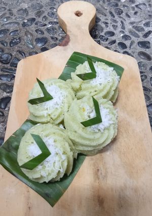 Foto resep Apem Kukus Pandan