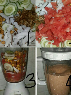 Lemun kankana aya kwakwa cucumber da dabino #lemu ainihin hoton girkin