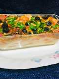 Papas Gratinada a la Crema Con Vegetales Salchichas!