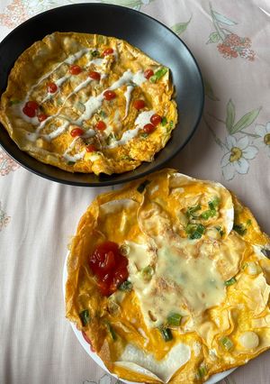 Foto resep Frittata Kulit Pangsit/Gyoza