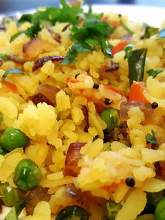 A picture of Kanda Poha.