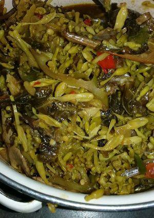 Foto resep Tumis Daun bunga pepaya
