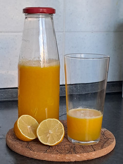 Narancsos gyömbér shot recept fotója