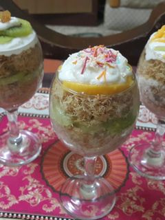 صورة لوصفة كاسات الكنافة
