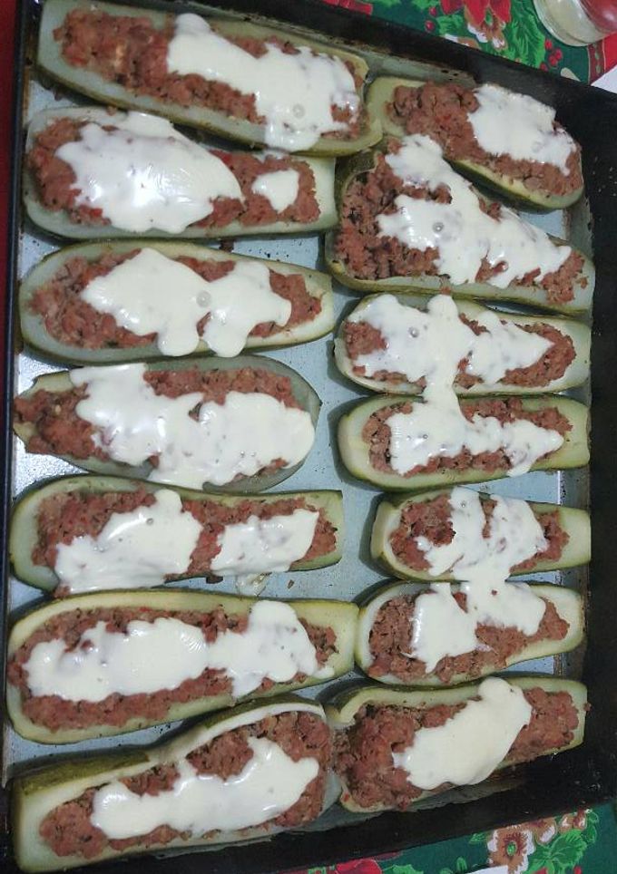 Una foto de Zucchini rellenos