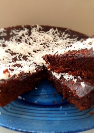 Foto resep Brownies magic com, tanpa oven tanpa mixer