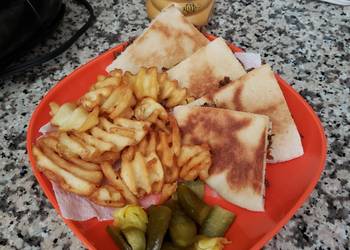 Best Recipe Meat Sandwiches with fries Delicious Steady