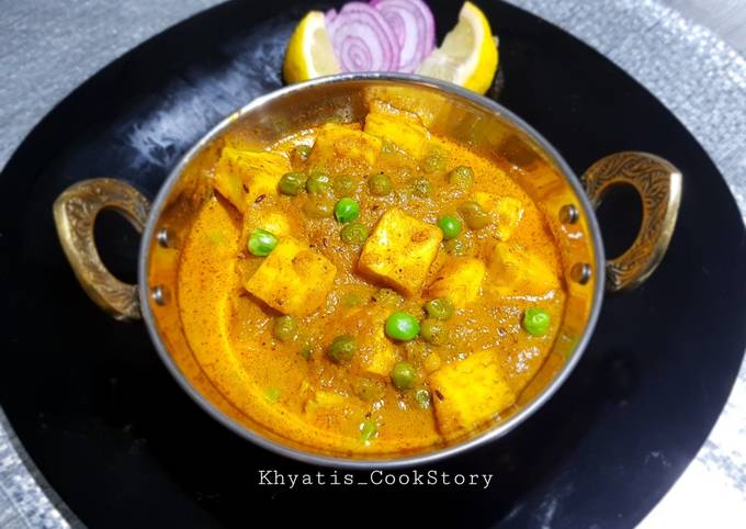 Recipe of Delicious Mutter paneer