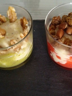 Una foto de Vasitos de queso mascarpone