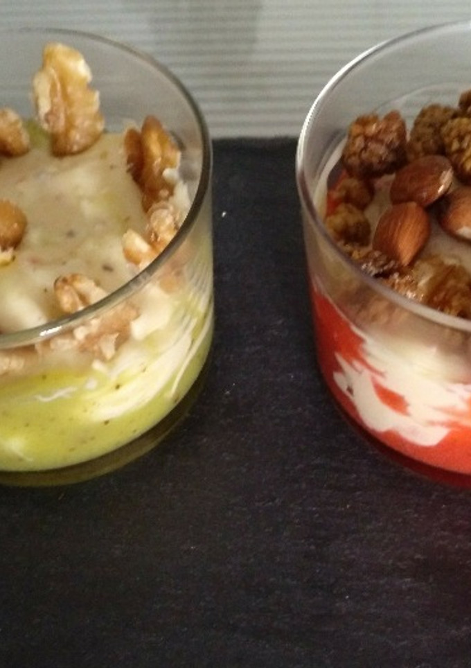 Una foto de Vasitos de queso mascarpone