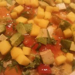 A picture of Mango Nacho Dip.