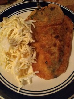 Una foto de Chiles rellenos