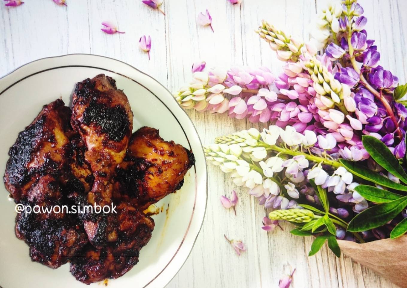 Ayam bakar bumbu rujak ala pawon si mbok 🐤