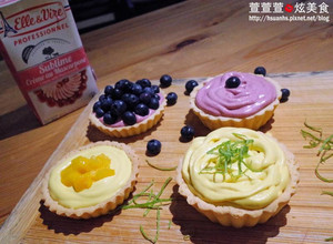 水果塔－芒果塔&藍莓塔 的食譜成品照片