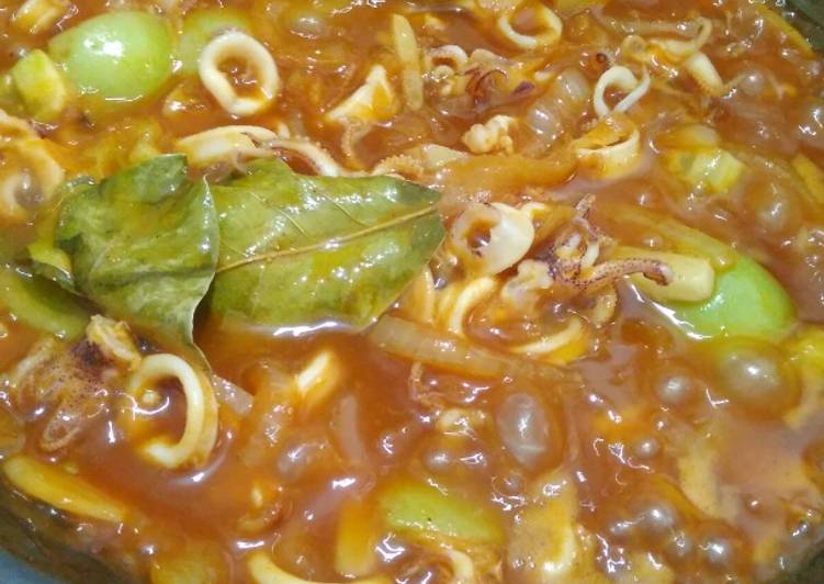 Cumi saus pedas manis