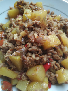Foto resep Telur orak-arik kecap + kentang