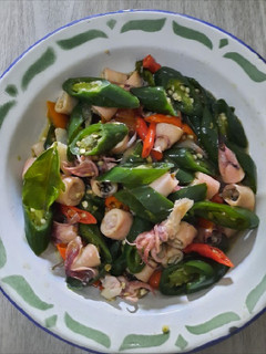 Foto resep 3. Cumi Asin Cabe Hijau