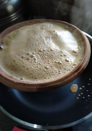 A picture of Kunda karahi chai.