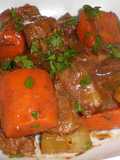 Guiso irlandes de carne con cerveza guinness