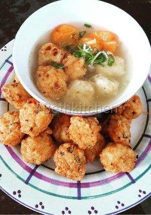 Foto resep Bakso ayam goreng