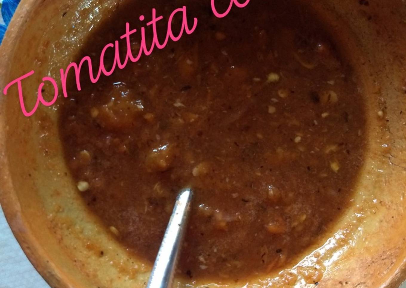 Salsa de habanero y tomate