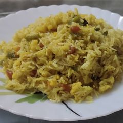 A picture of Vegetable Pulao.