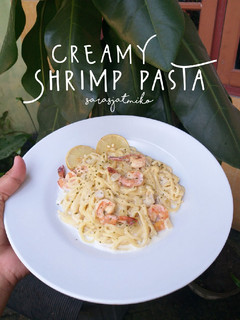 Foto resep Creamy Shrimp Pasta