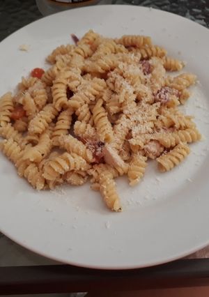 Una foto de Fideos salteados