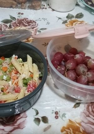 Une photo de Salade de pâte au thon
