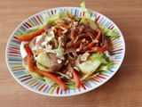 Ensalada de pepino y cacahuete