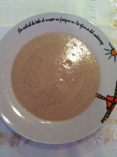 Una foto de Crema de champiñones