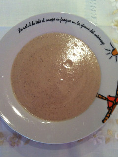 Una foto de Crema de champiñones