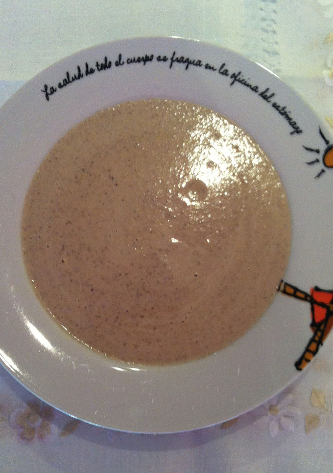 Una foto de Crema de champiñones