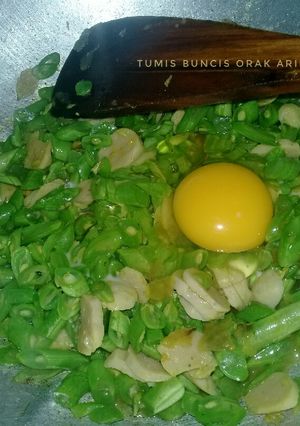 Foto resep Tumis buncis orak arik