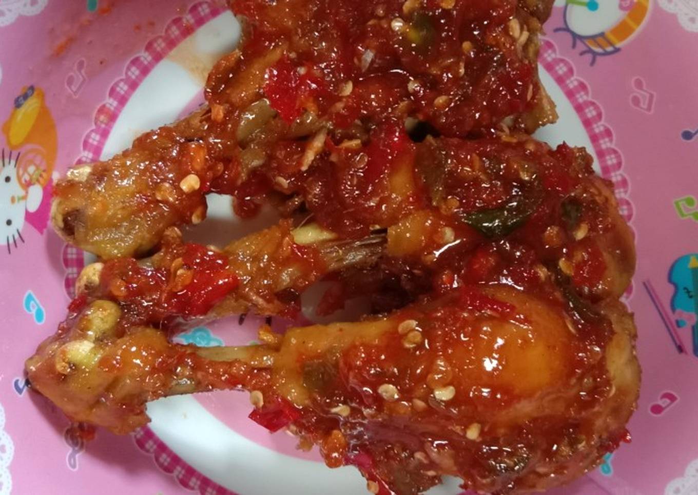 Ayam geprek pedasss 🔥🔥🔥