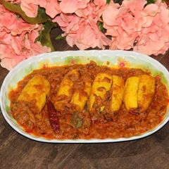 A picture of Stuffed Zucchini Sabzi.
