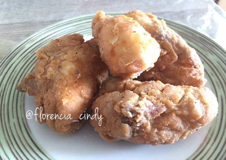 Resep Crispy Fried Chicken, Lezat Sekali