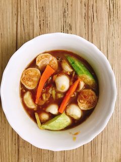 Hình của món Cà pháo mắm nêm.