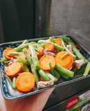 Thịt heo xào rau củ